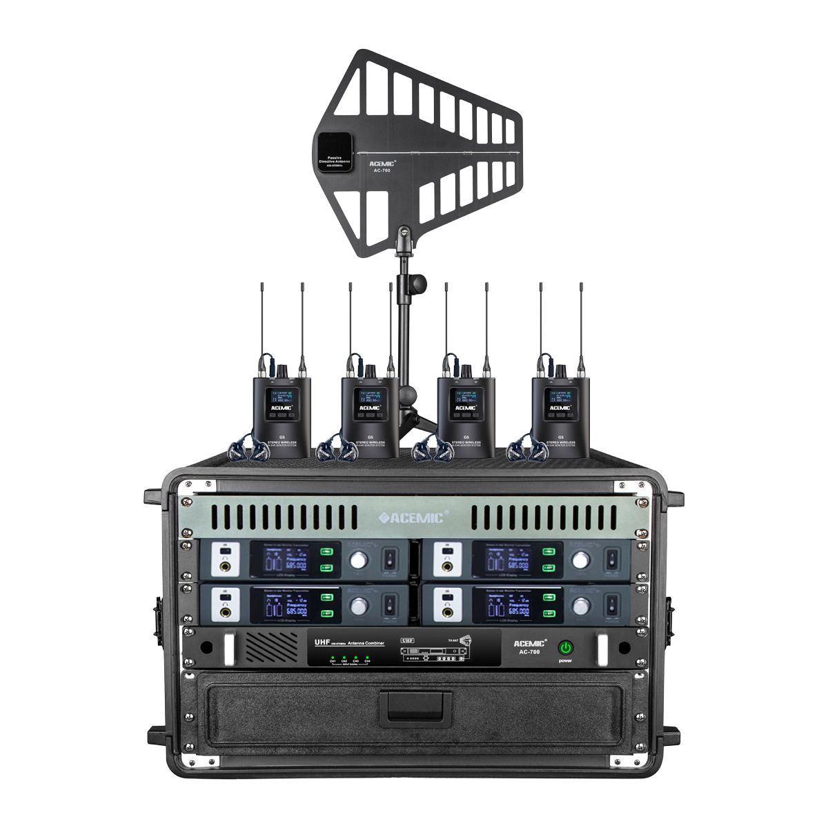 Wireless In-Ear Monitor System Package IEMPack-4Ch