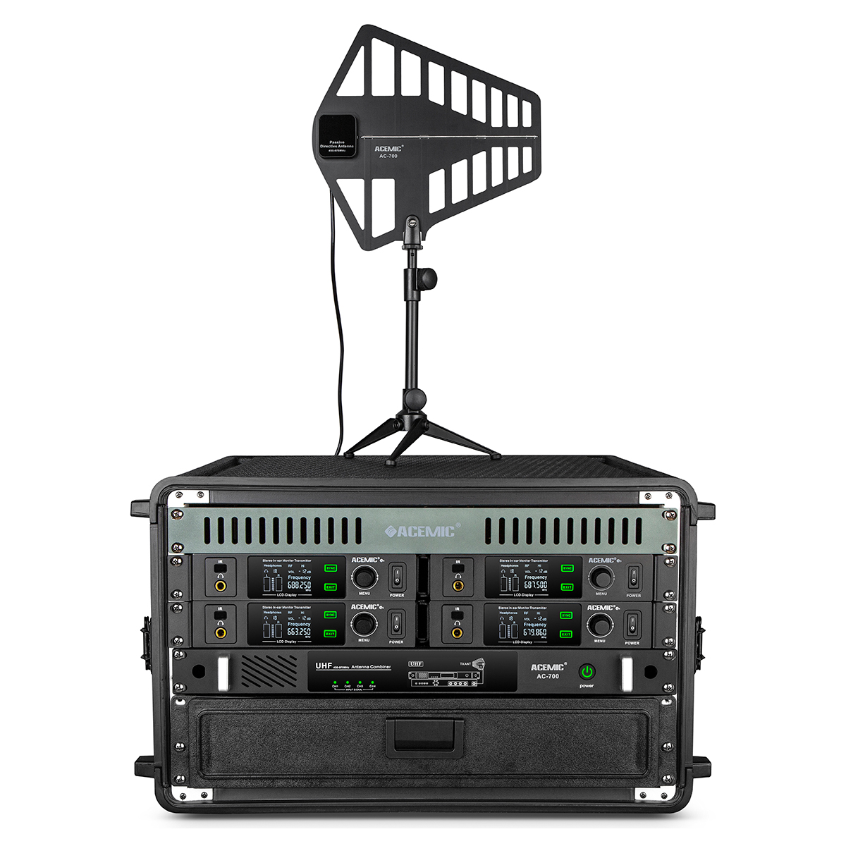 AC-700 Active Antenna Combiner for In-Ear Monitor System