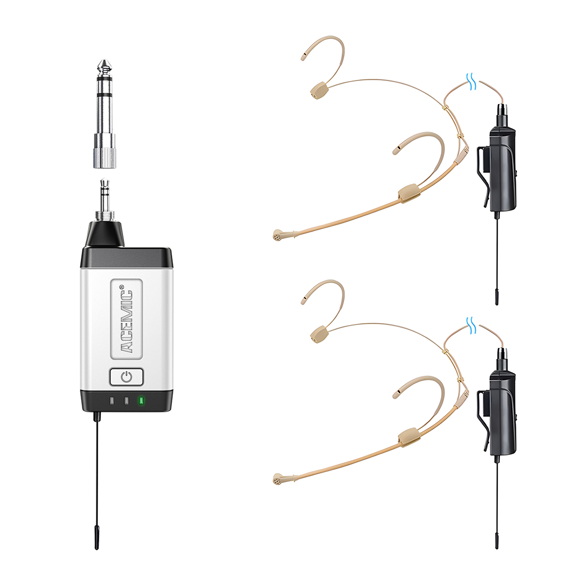 Q2/H1 Wireless Headset Microphone for Classroom Teaching