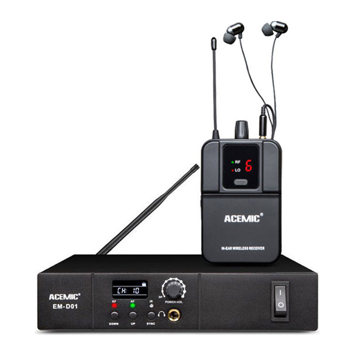 EM-D01 Mono Wireless In-Ear Monitor System for Musician