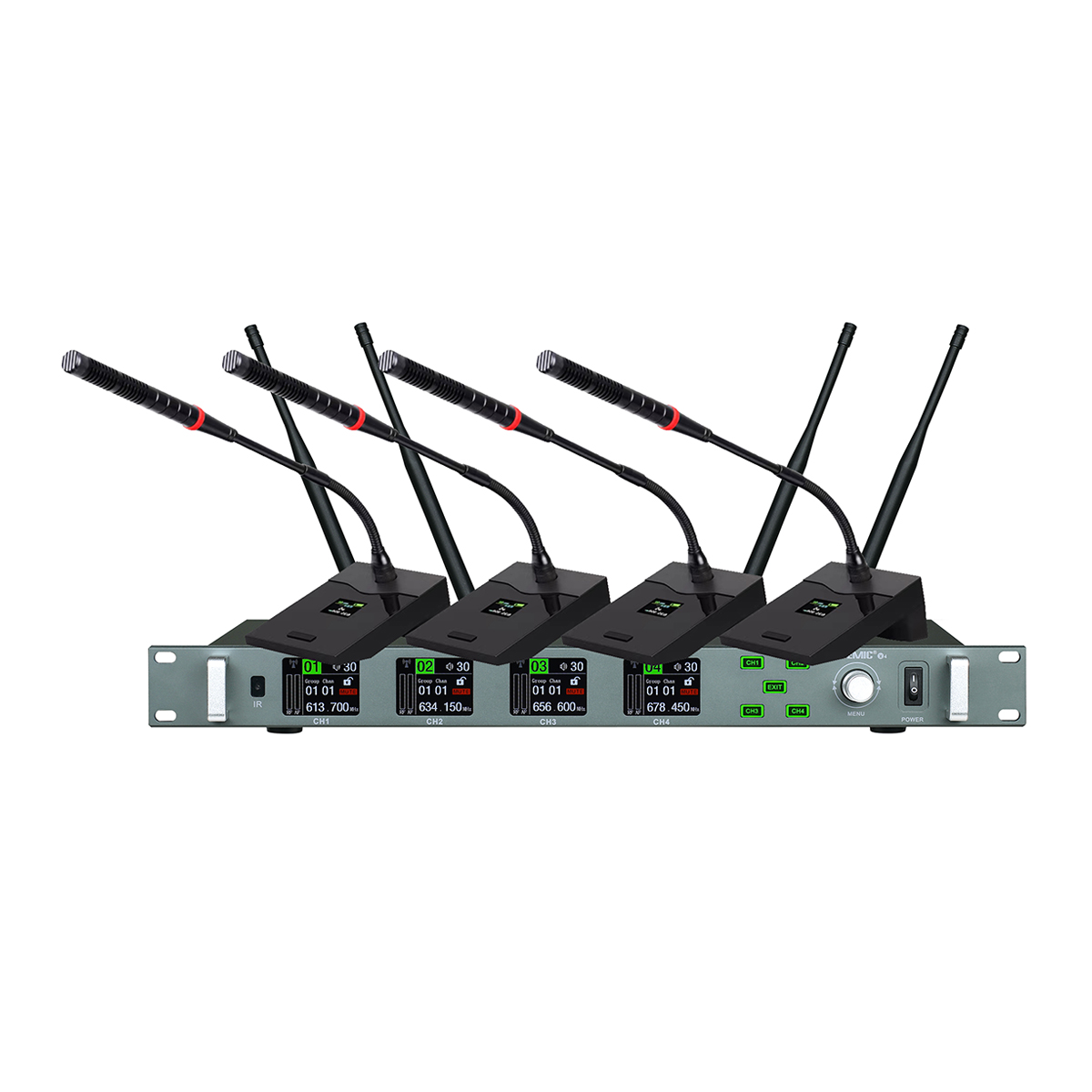 X4/CM-B Wireless Conference Microphone System 4 Channel