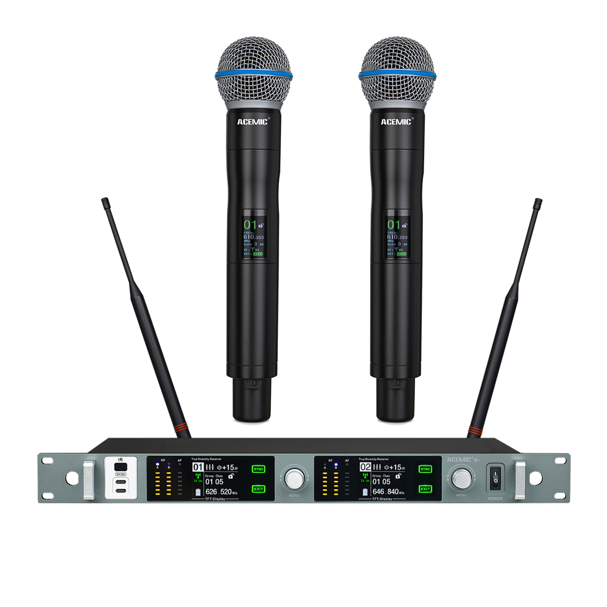 G4/MicB Wireless Handheld Microphone System for Singers